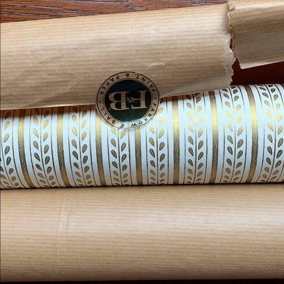 Farrow and Ball Metallic Gold Wallpaper - Picture 4 of 4